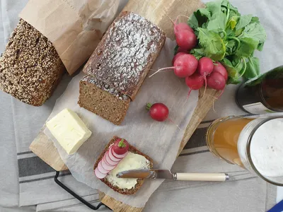 Dinkelvollkornbierbrot