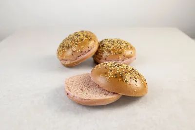 Pink Burger Bun